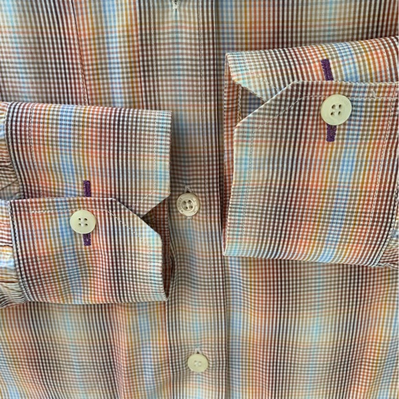 Paul Smith London Button Down shirt Gingham size 15.5/39 - Picture 7 of 10